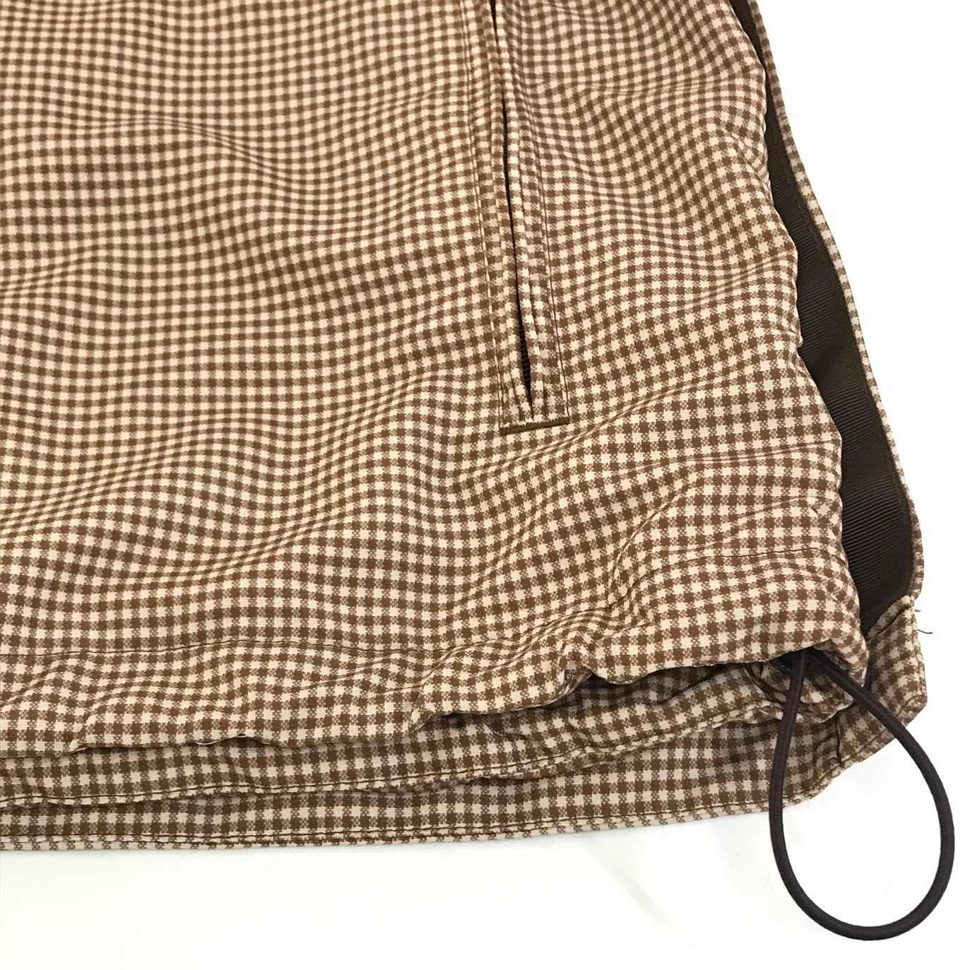 Setinn｜セットイン　Ballperson Jacket ナイロンジャケット ギンガムチェック ブラウン サイズ：XL【倉吉店】