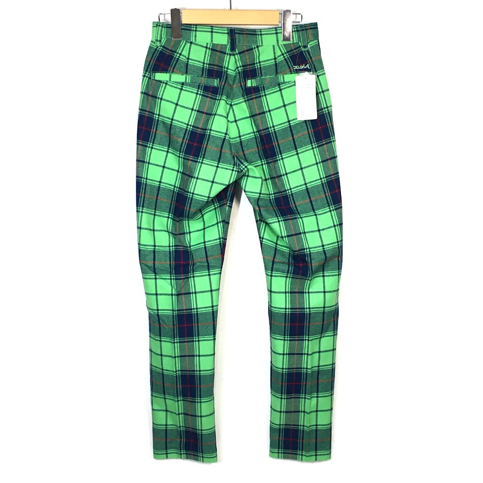 X-girl | エックスガール PLAID SLIM PANTS パンツ 05183614 チェック柄 グリーン系 サイズ：1【倉吉店】