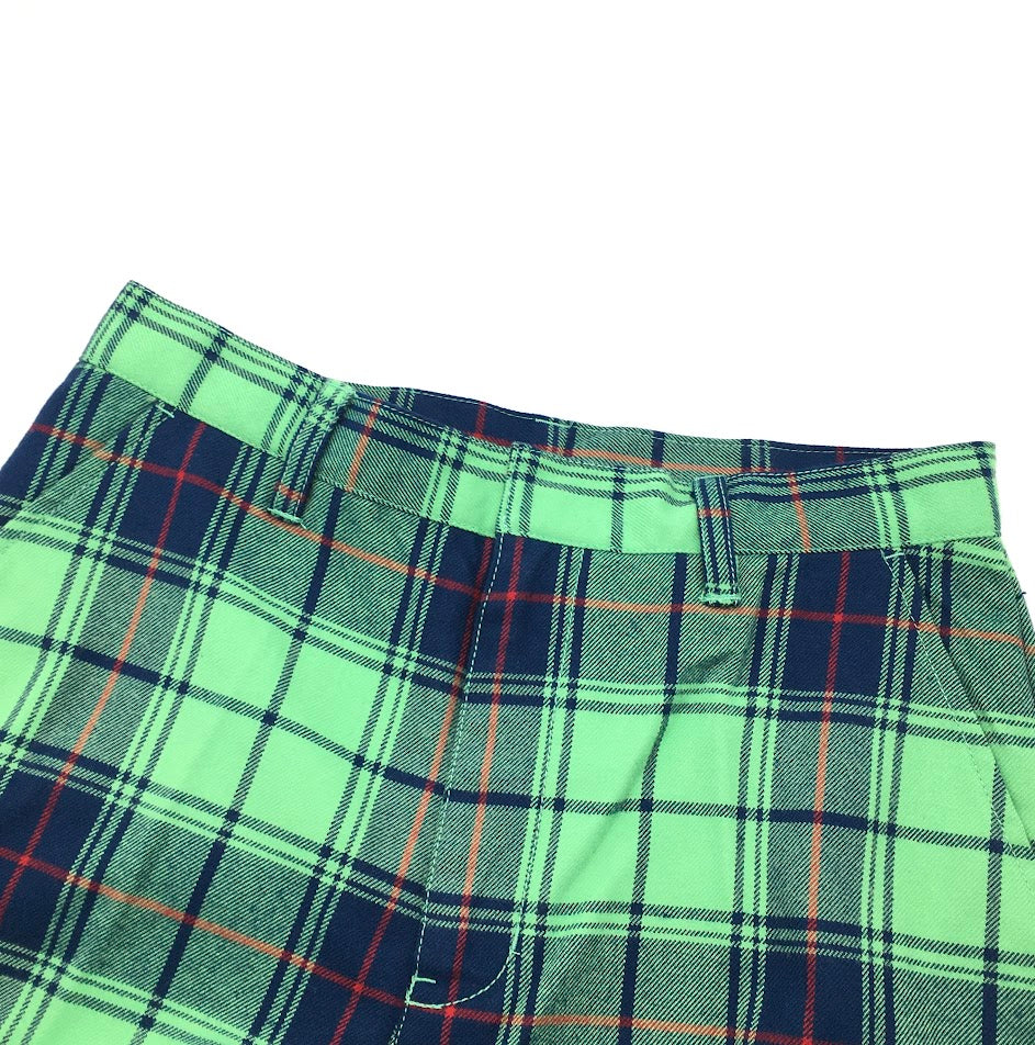 X-girl | エックスガール PLAID SLIM PANTS パンツ 05183614 チェック柄 グリーン系 サイズ：1【倉吉店】