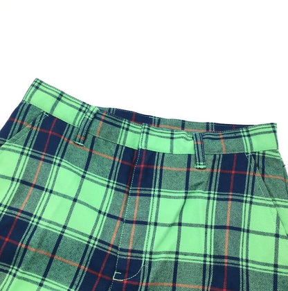 X-girl | エックスガール PLAID SLIM PANTS パンツ 05183614 チェック柄 グリーン系 サイズ：1【倉吉店】