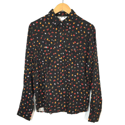 X-girl | エックスガール FLORAL WESTERN SHIRT 長袖シャツ 105201014003 花柄 サイズ：1【倉吉店】