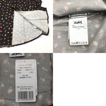 X-girl | エックスガール FLORAL WESTERN SHIRT 長袖シャツ 105201014003 花柄 サイズ：1【倉吉店】