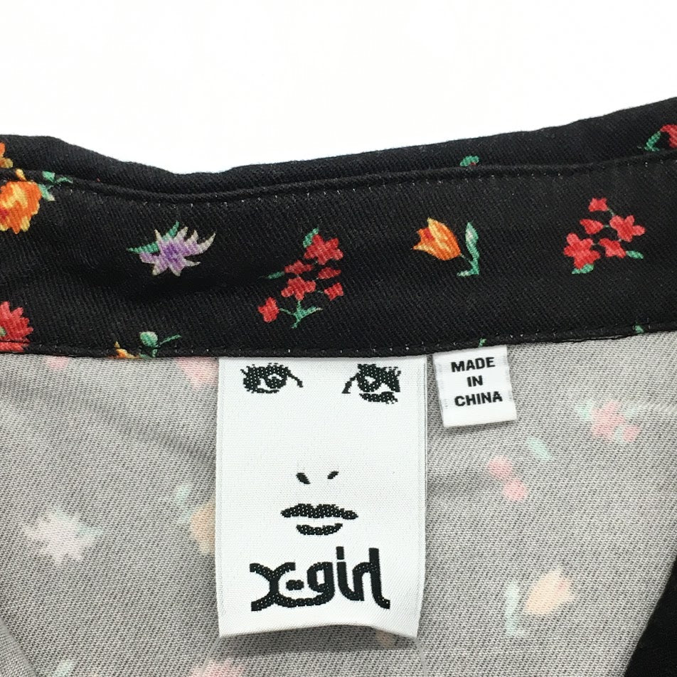 X-girl | エックスガール FLORAL WESTERN SHIRT 長袖シャツ 105201014003 花柄 サイズ：1【倉吉店】