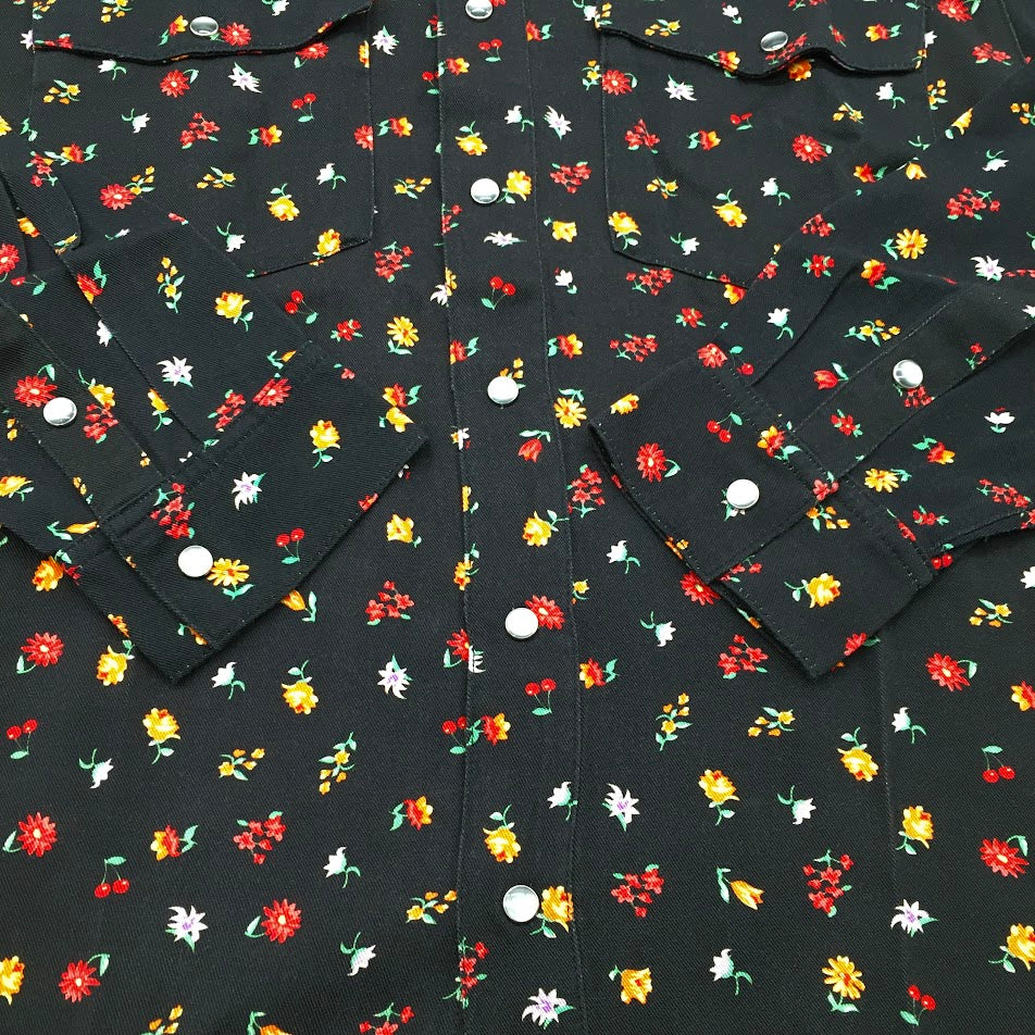 X-girl | エックスガール FLORAL WESTERN SHIRT 長袖シャツ 105201014003 花柄 サイズ：1【倉吉店】