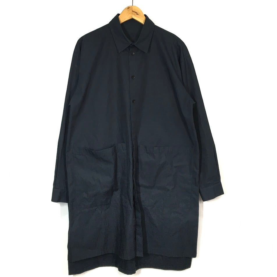 VOAAOV｜ヴォアーブ　サイドスリットロングシャツ 長袖シャツ VOSH-C02A ダークネイビー サイズ：1【倉吉店】