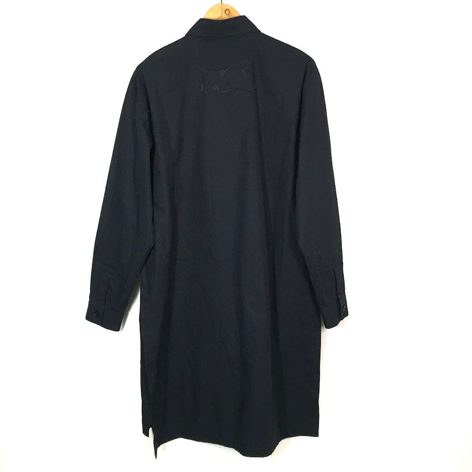 VOAAOV｜ヴォアーブ　サイドスリットロングシャツ 長袖シャツ VOSH-C02A ダークネイビー サイズ：1【倉吉店】