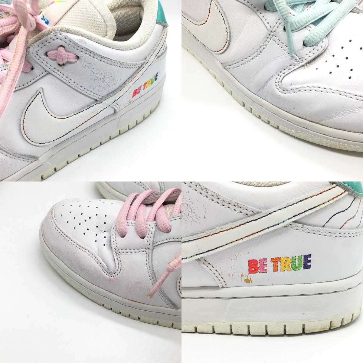 NIKE | ナイキ SB DUNK LOW 'BETRUE' ダンク ロー ビートゥルー スニーカー DR4876-100 ホワイト 27cm【倉吉店】