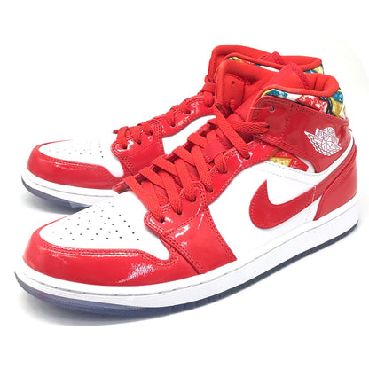 NIKE | ナイキ AIR JORDAN 1 MID 'BARCELONA SWEATER' エアジョーダン1 ミッド スニーカー DC7294-600 レッド 29.5cm【倉吉店】