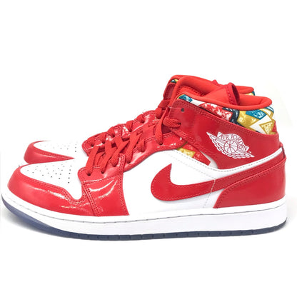 NIKE | ナイキ AIR JORDAN 1 MID 'BARCELONA SWEATER' エアジョーダン1 ミッド スニーカー DC7294-600 レッド 29.5cm【倉吉店】