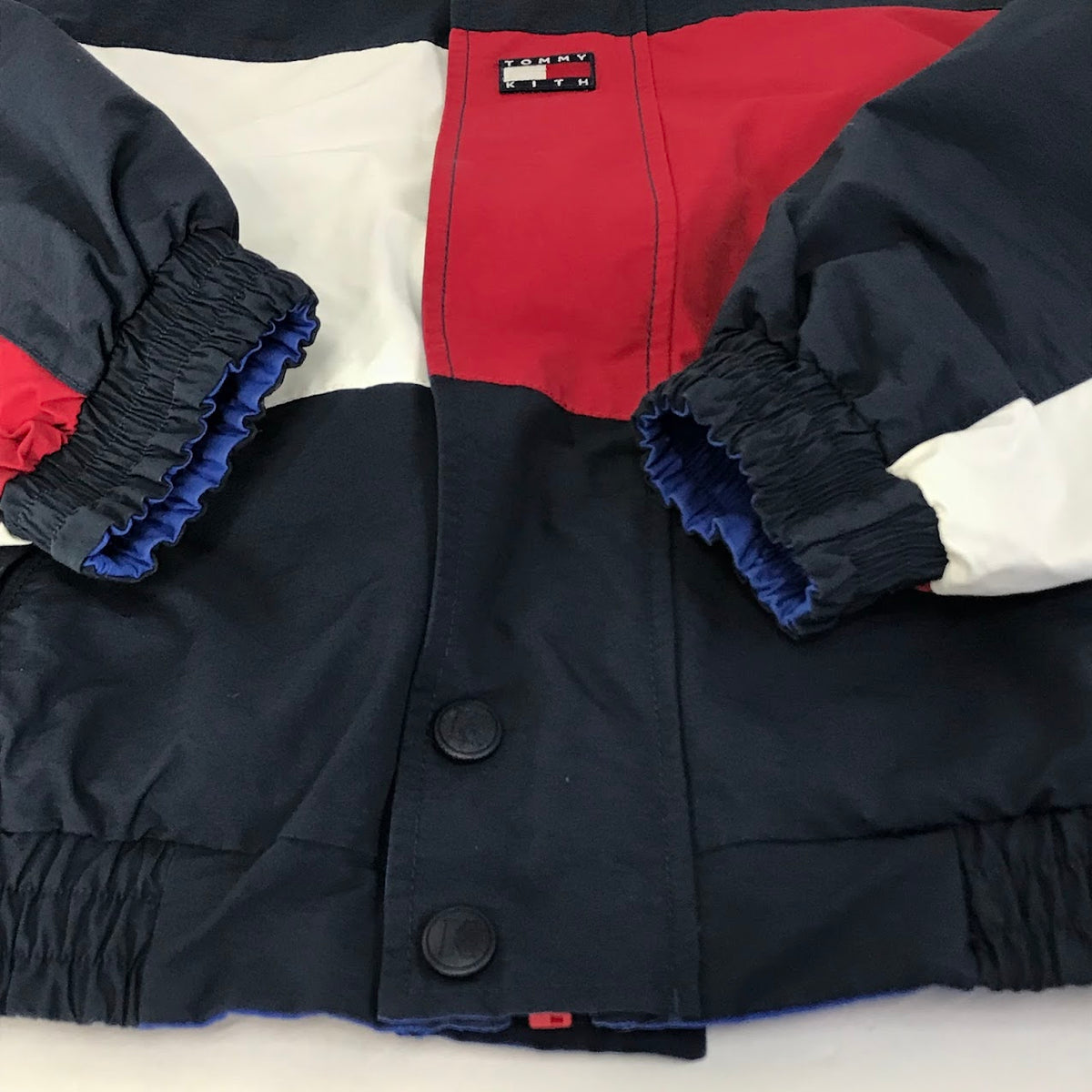 TOMMY HILFIGER | トミーヒルフィガー ×KITH (キス) REVERSIBLE COLOR BLOCK JACKET リバーシブル ナイロンジャケット ネイビー サイズ：XS【倉吉店】