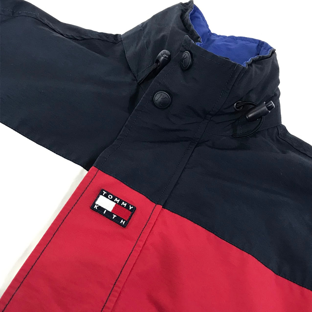 TOMMY HILFIGER | トミーヒルフィガー ×KITH (キス) REVERSIBLE COLOR BLOCK JACKET リバーシブル ナイロンジャケット ネイビー サイズ：XS【倉吉店】