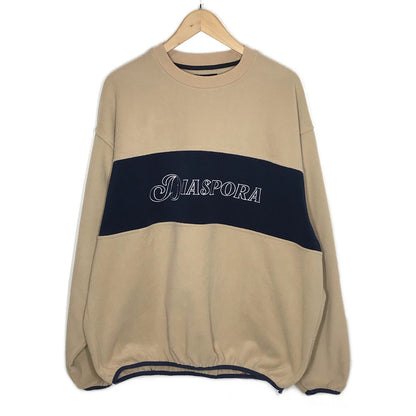 Diaspora skateboards | ディアスポラスケートボーズ Castanea Fleece Crewneck フリースクルーネック スウェット 21AW-DSP-CS03 ベージュ サイズ：XL【倉吉店】