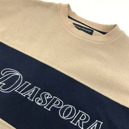 Diaspora skateboards | ディアスポラスケートボーズ Castanea Fleece Crewneck フリースクルーネック スウェット 21AW-DSP-CS03 ベージュ サイズ：XL【倉吉店】