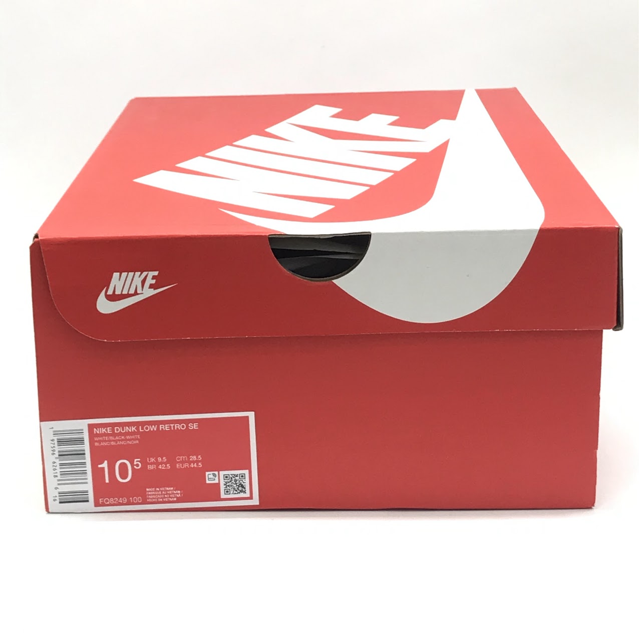 NIKE | ナイキ DUNK LOW RETRO SE 'SUEDE PANDA' ダンク スエードパンダ スニーカー FQ8249-100 ブラック 28.5cm【倉吉店】