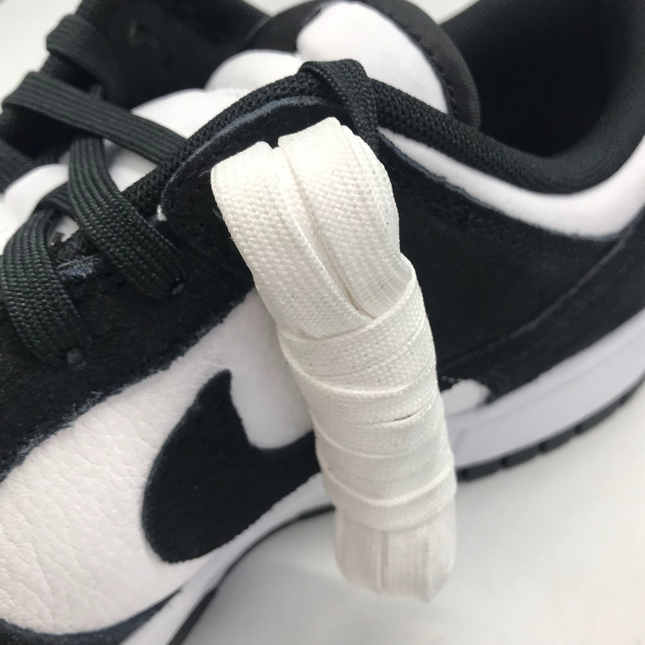 NIKE | ナイキ DUNK LOW RETRO SE 'SUEDE PANDA' ダンク スエードパンダ スニーカー FQ8249-100 ブラック 28.5cm【倉吉店】