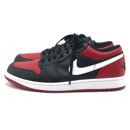 NIKE | ナイキ AIR JORDAN 1 LOW ’BRED’ エアジョーダン1 スニーカー 553558-066 レッド 28.5cm【倉吉店】