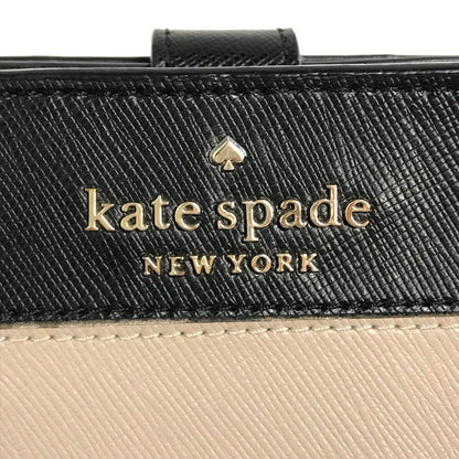kate spade NEW YORK | ケイトスペードニューヨーク ステイシー ミディアムウォレット 二つ折り財布 WLR00124 ベージュ【倉吉店】
