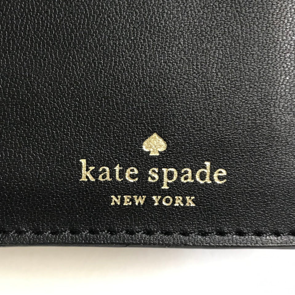 kate spade NEW YORK | ケイトスペードニューヨーク ステイシー ミディアムウォレット 二つ折り財布 WLR00124 ベージュ【倉吉店】