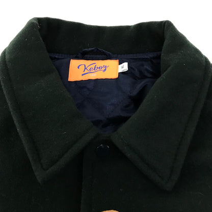 KEBOZ | ケボズ MELTON & LEATHER VARSITY JACKET メルトン＆レザー スタジャン グリーン サイズ：XL【倉吉店】