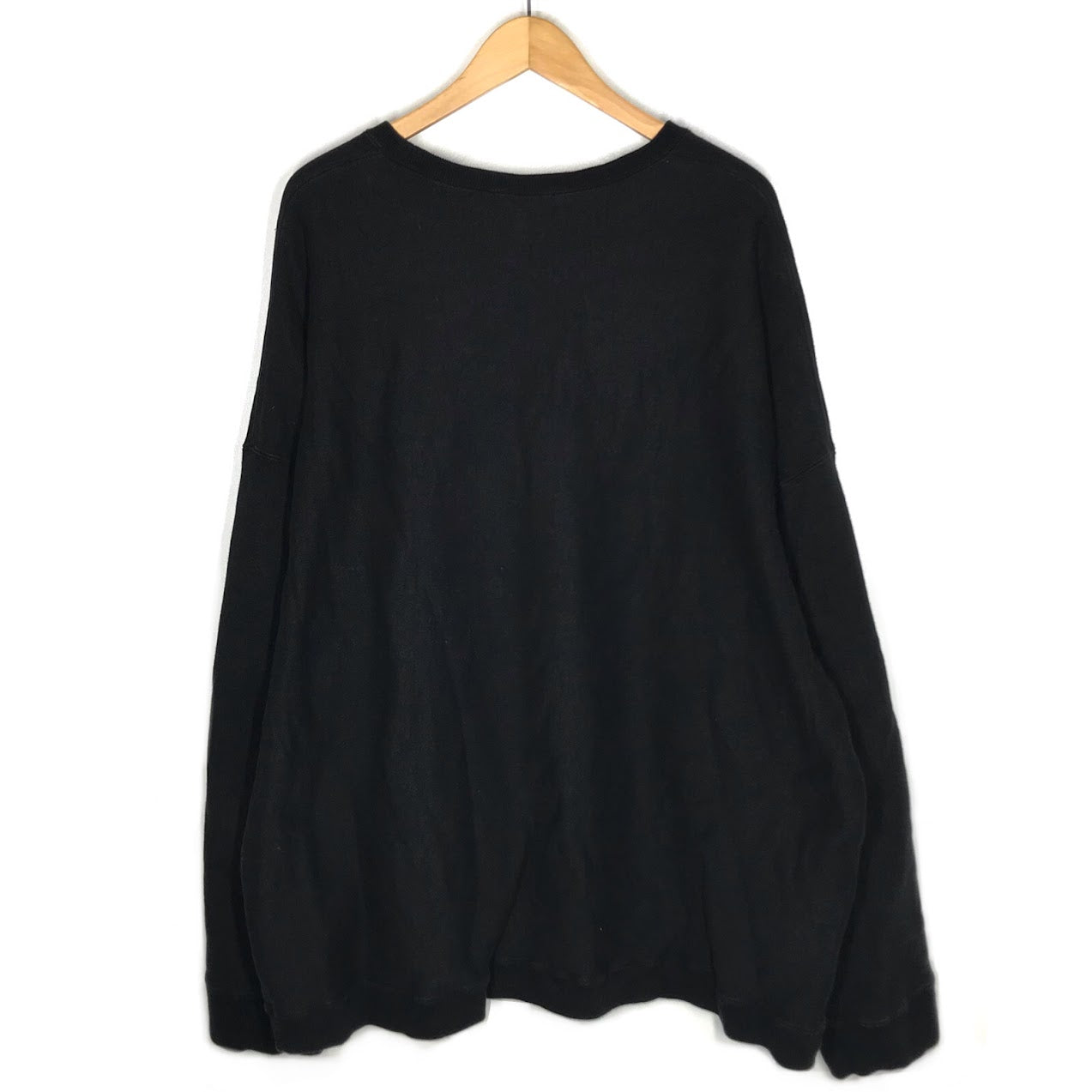 ATON | エイトン SUVIN GARMENT DYE CREWNECK PULLOVER スウェット 6923077 ブラック【倉吉店】