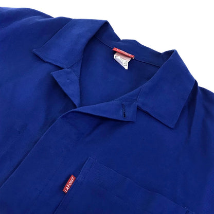 ADOLPHE LAFONT（アドルフラフォン）企業ロゴ入り カバーオール ブルー サイズ：46【倉吉店】