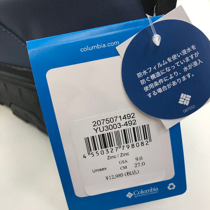 Columbia | コロンビア YELLOWTAIL MOC WP イエローテイル モック ウォータープルーフ スノーブーツ ブーツ YU3003 ネイビー 27cm【倉吉店】