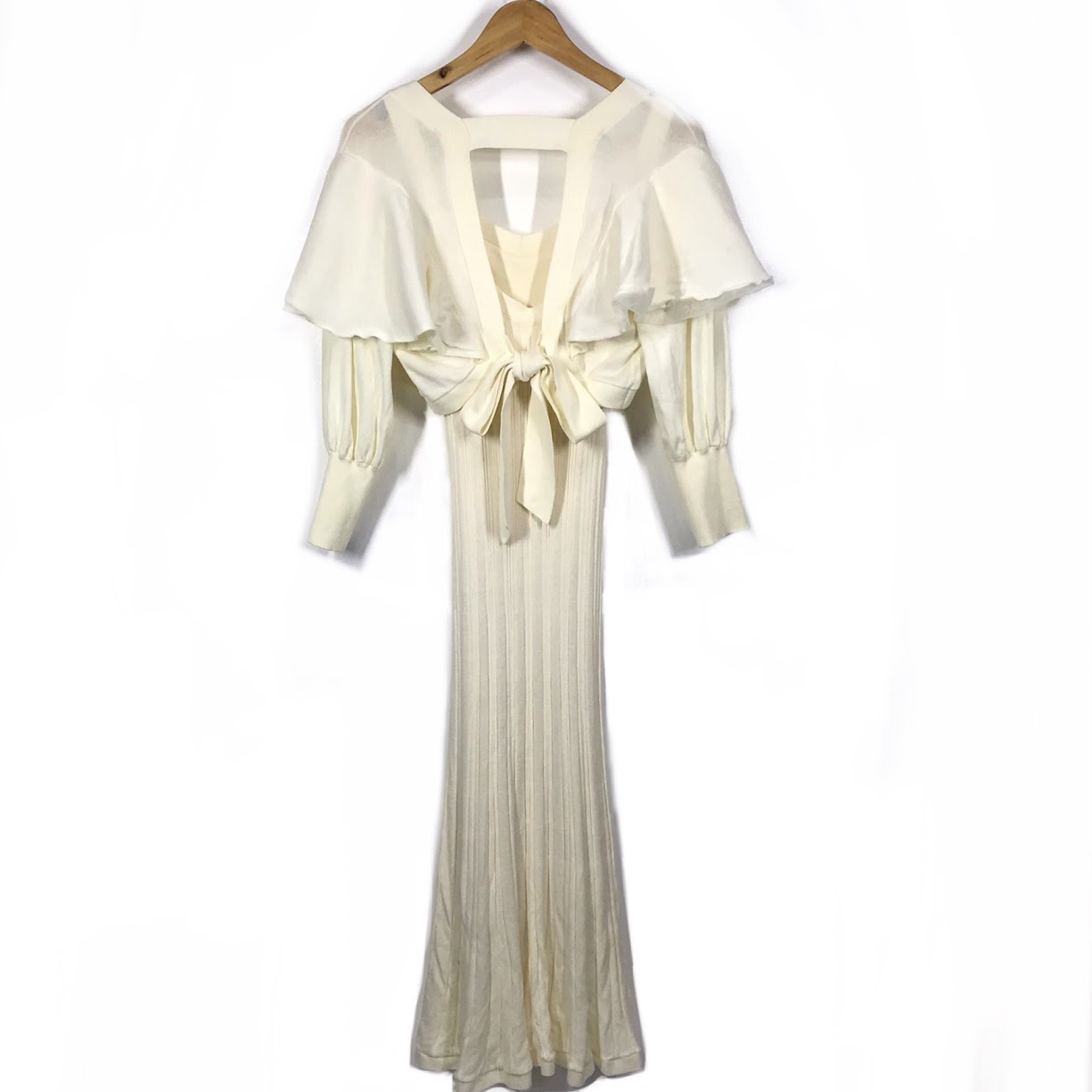 Her lip to｜ハーリップトゥ　Spring Ribbed Knit Dress Set ワンピース セットアップ 1221205036 アイボリー サイズ：M【倉吉店】