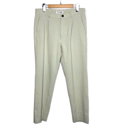 TTT MSW | ティー Wool Tapered Slacks ウールテーパードスラックス パンツ TTT-2021AW-PT04 グリーン サイズ：L【倉吉店】