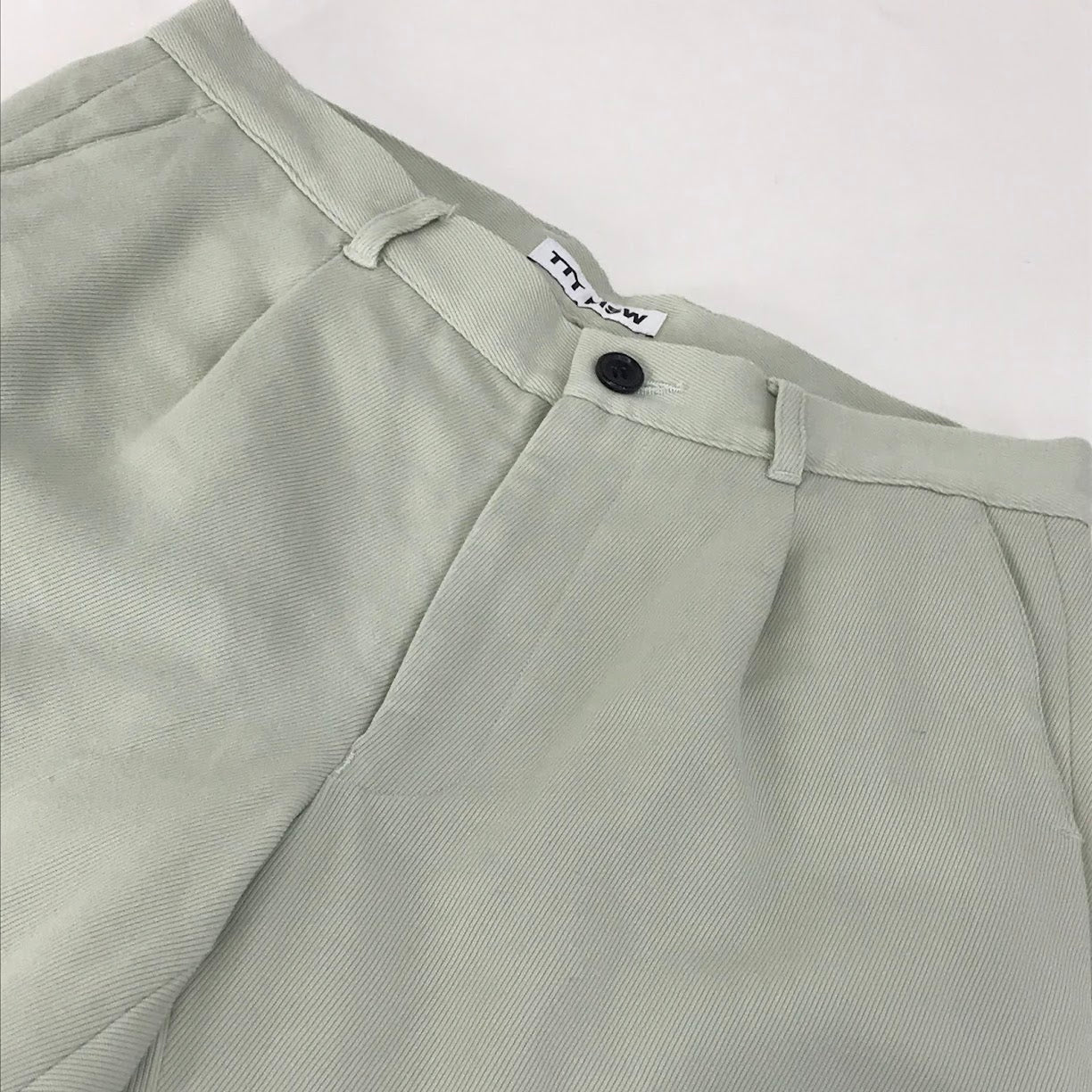 TTT MSW | ティー Wool Tapered Slacks ウールテーパードスラックス パンツ TTT-2021AW-PT04 グリーン サイズ：L【倉吉店】