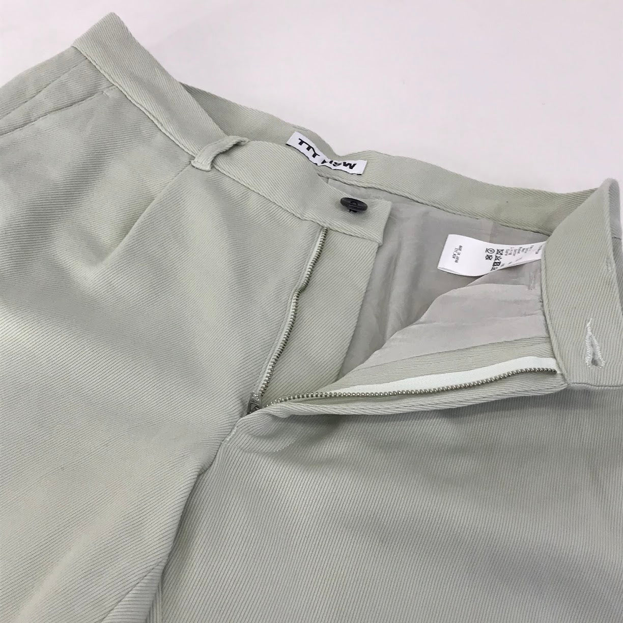TTT MSW | ティー Wool Tapered Slacks ウールテーパードスラックス パンツ TTT-2021AW-PT04 グリーン サイズ：L【倉吉店】