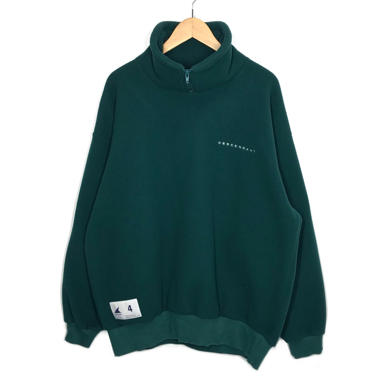 DESCENDANT | ディセンダント BURY ZIP FLEECE ジップフリースジャケット その他トップス 232ATDS-CSM27 グリーン サイズ：4【倉吉店】