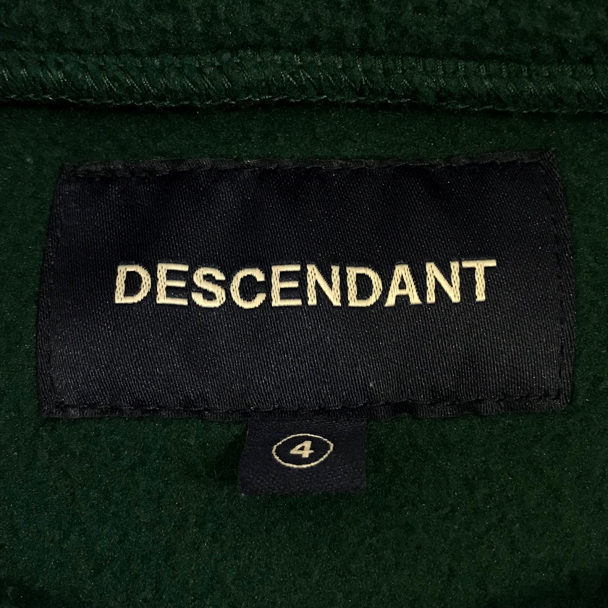 DESCENDANT | ディセンダント BURY ZIP FLEECE ジップフリースジャケット その他トップス 232ATDS-CSM27 グリーン サイズ：4【倉吉店】