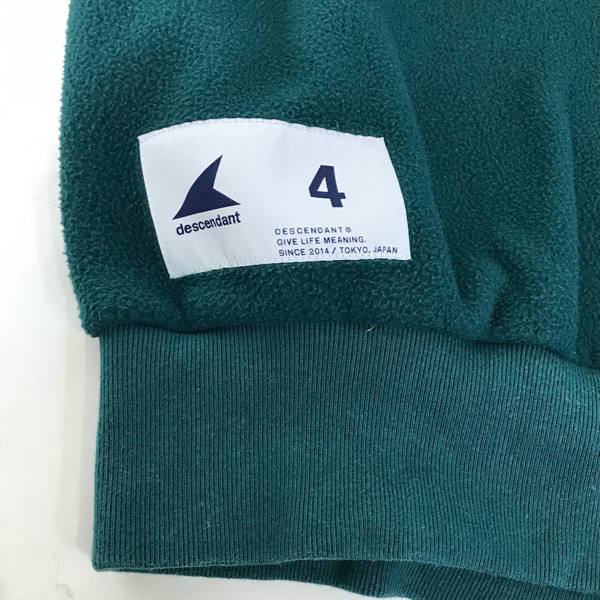 DESCENDANT | ディセンダント BURY ZIP FLEECE ジップフリースジャケット その他トップス 232ATDS-CSM27 グリーン サイズ：4【倉吉店】
