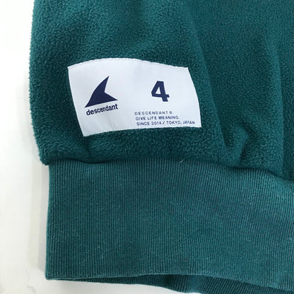 DESCENDANT | ディセンダント BURY ZIP FLEECE ジップフリースジャケット その他トップス 232ATDS-CSM27 グリーン サイズ：4【倉吉店】