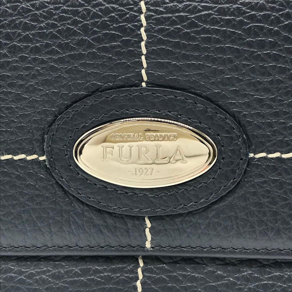 Furla | フルラ 三つ折り長財布 長財布 ネイビー【倉吉店】