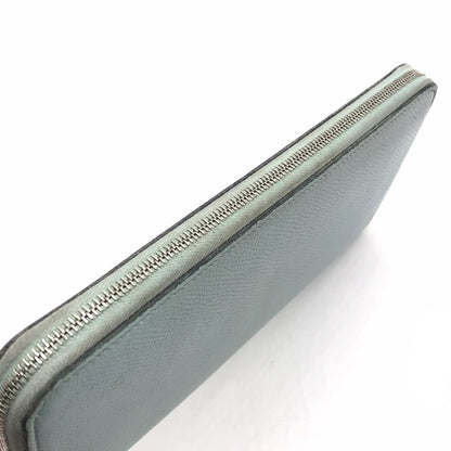 HERMES | エルメス アザップロング シルクイン ラウンドファスナー長財布 長財布 ブルー【倉吉店】