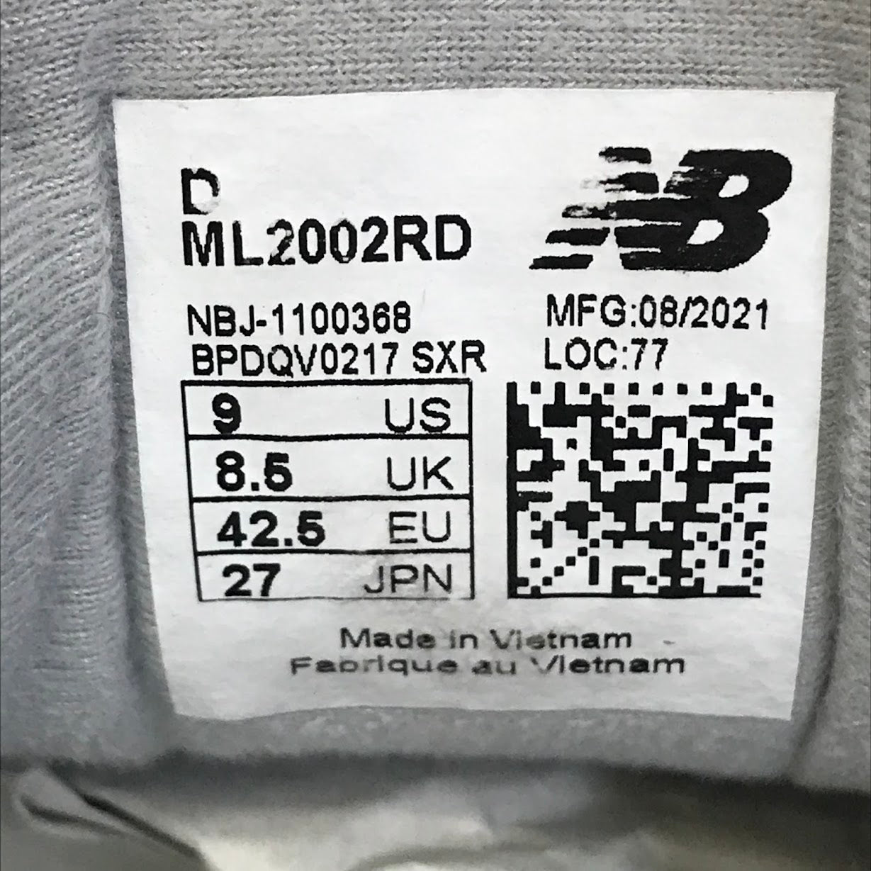 NEW BALANCE | ニューバランス スニーカー ML2002RD ネイビー 27cm【倉吉店】