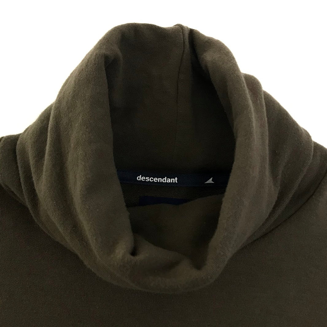 DESCENDANT | ディセンダント CYLINDER TURTLE NECK タートルネック スウェット 242ATDS-CSM24 ブラウン サイズ：4【倉吉店】