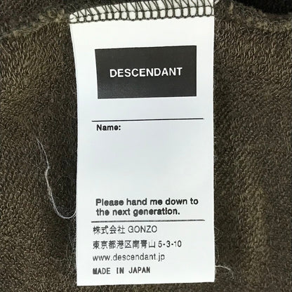 DESCENDANT | ディセンダント CYLINDER TURTLE NECK タートルネック スウェット 242ATDS-CSM24 ブラウン サイズ：4【倉吉店】