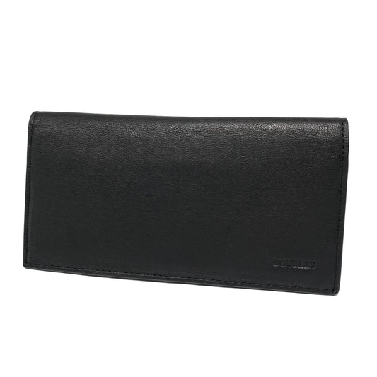 DOUBLES | ダブルス ゴート革 二つ折り長財布 長財布 DOV-7753 ブラック【倉吉店】