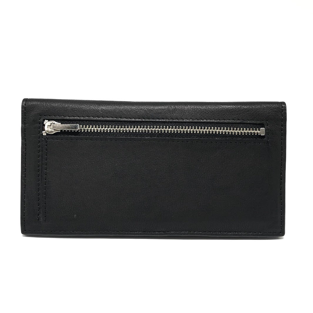 DOUBLES | ダブルス ゴート革 二つ折り長財布 長財布 DOV-7753 ブラック【倉吉店】