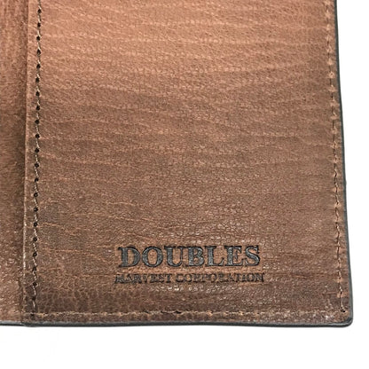 DOUBLES | ダブルス ゴート革 二つ折り長財布 長財布 DOV-7753 ブラック【倉吉店】