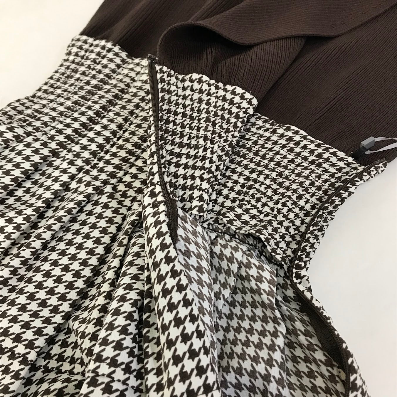 snidel | スナイデル ニットベストコンビボリュームワンピース ワンピース SWNO224111 ブラウン【倉吉店】
