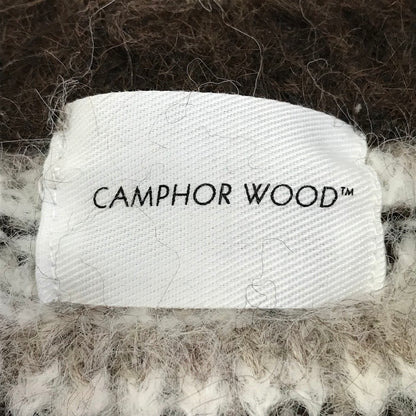 Camphor wood｜カンファーウッド　ノルディック柄 ニット CW0042 ブラウン サイズ：M【倉吉店】