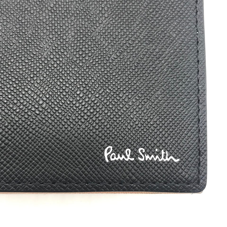 Paul Smith | ポール・スミス Commuter Mini 二つ折り長財布 長財布 353-003 ブラック【倉吉店】