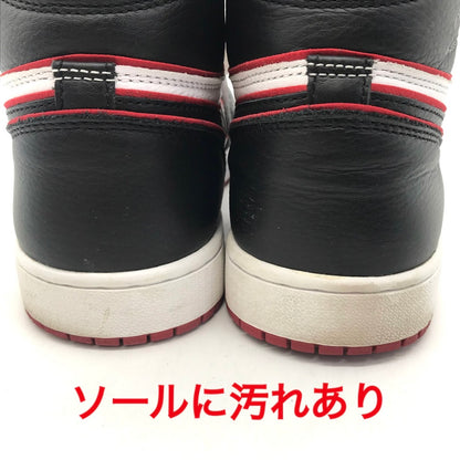 NIKE | ナイキ AIR JORDAN 1 RETRO HIGH OG 'BLOODLINE' エアジョーダン1 スニーカー 555088-062 レッド 27.5cm【倉吉店】