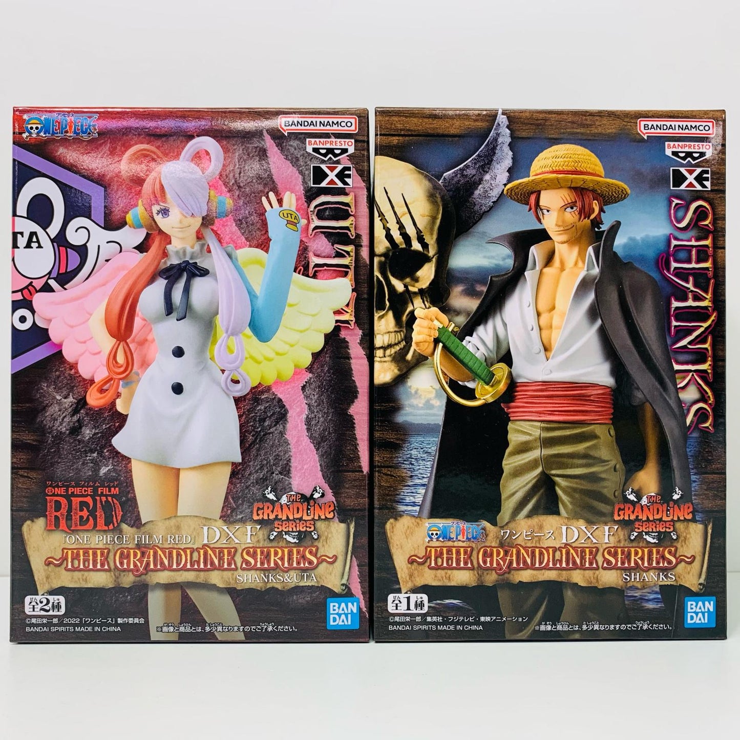 【中古】 THE GRAND LINE ワンピース シャンクス＆ウタ【フィギュア】