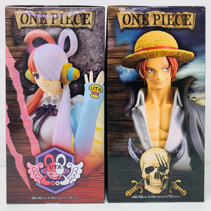 【中古】 THE GRAND LINE ワンピース シャンクス＆ウタ【フィギュア】