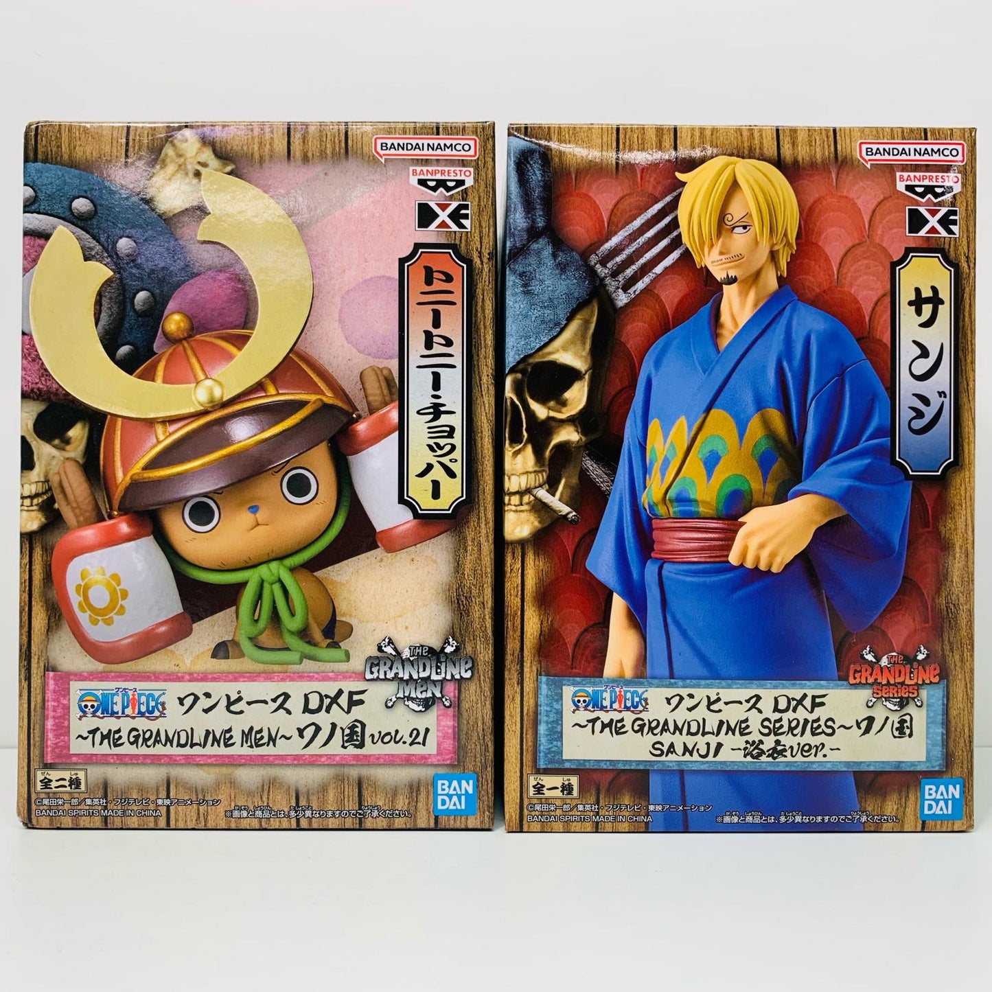 【中古】 THE GRAND LINE ワノ国 ワンピース サンジ＆チョッパー【フィギュア】