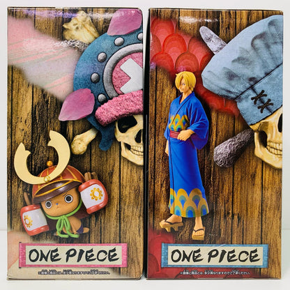 【中古】 THE GRAND LINE ワノ国 ワンピース サンジ＆チョッパー【フィギュア】